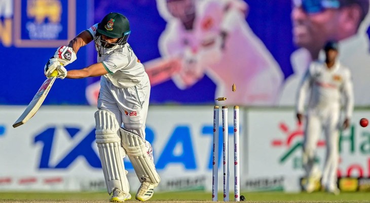 শ্রীলঙ্কার বিপক্ষে প্রথম ইনিংসে ৪৯৫ রানে থামলো টাইগাররা