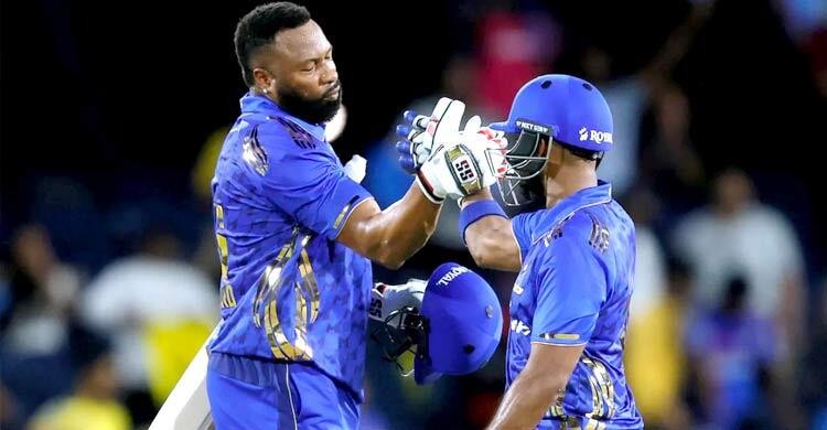 পোলার্ডের দানবীয় ইনিংসে নিউ ইয়র্ক ফাইনালে, আইপিএলের কোচে আবারও আগুন ঝরালো ব্যাট