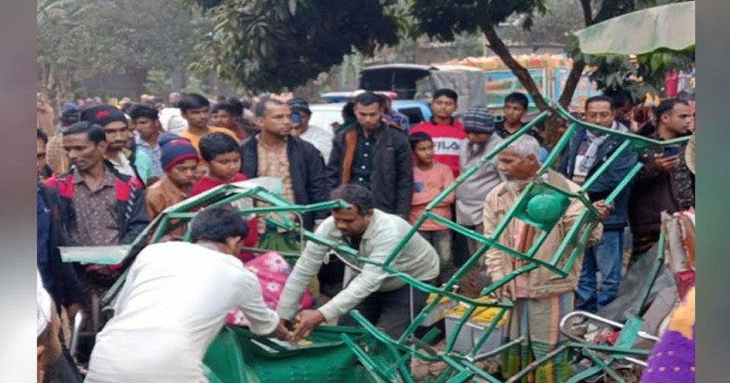 গাজীপুরে অটোরিকশা ও ট্রাকের সংঘর্ষে নিহত ৩